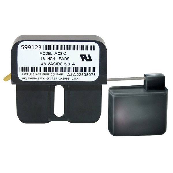 Little Giantacs-2 In Pan Overflow Detection Switch, 48v Ac/Dc, 72"Lead