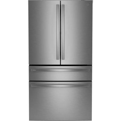 Ge Profile Estar 23.2 Cu.ft. Smart 4-Door Refrigeratorice Maker Stainless Steel
