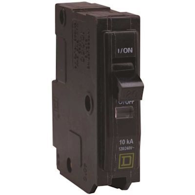 Square D QO 20 Amp Single-Pole Circuit Breaker(QO120CP)