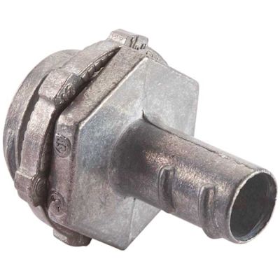 Halex 3/8 in. Flexible Metal Conduit (FMC) Screw-In Standard Fitting Connector