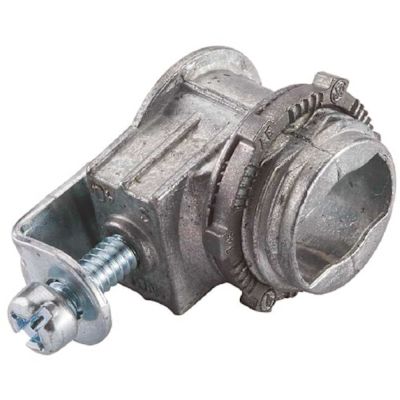 Halex 3/8 in. Flexible Metal Conduit (FMC) Saddle Connectors (50-Pack)