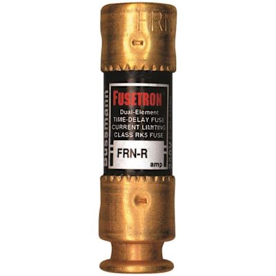 Cooper Bussmann FRN Series 15 Amp Brass Time Delay Fuse Cartridges (2-Pack)