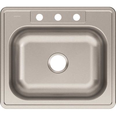 Elkay Dayton Elite 20 Gauge Stainless Steel 25 in. Single Bowl Drop-In Kitchen Sink