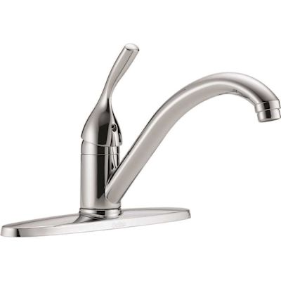 Delta Classic Single-Handle Standard Kitchen Faucet in Chrome