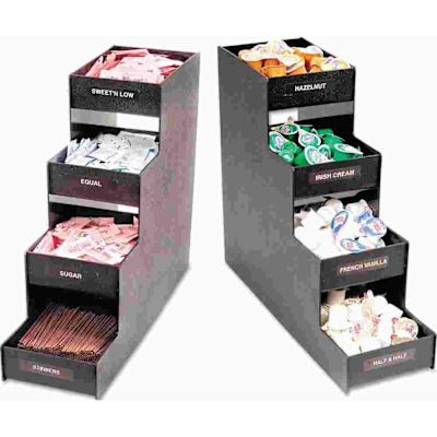 Vertiflex NARROW CONDIMENT ORGANIZER, 6W X 19D X 15-7/8H, BLACK