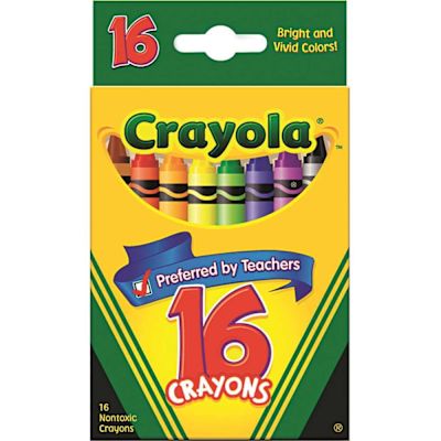 Binney & Smith / Crayola CRAYOLA CLASSIC COLOR PACK CRAYONS, 16 COLORS/BOX