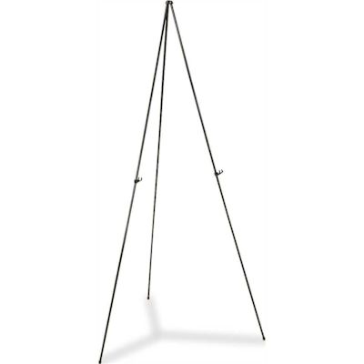 Quartet 62-3/8 in. Maximum H. Black Steel Full Size Instant Easel