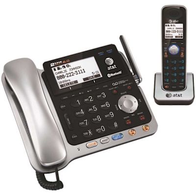 AT and T DECT 6.0 2-Line Corded/Cordless Bluetooth Phone System