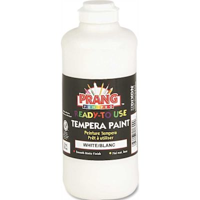 Dixon Ticonderoga READY-TO-USE TEMPERA PAINT, WHITE, 16 OZ