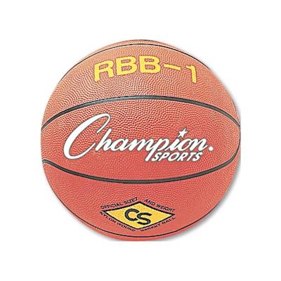 Champion Sport Rubber Sports Ball, for Basketball, No. 7, Official Size, Orange