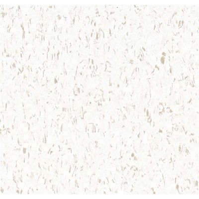 Armstrong Flooring Imperial Texture Cool White 12 in. x 12 in. Water Resistant Glue-Down Vinyl Floor Tile (45 sq. ft./carton)