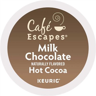Cafe Escapes Milk Chocolate Hot Cocoa K-Cups (24 per Box)