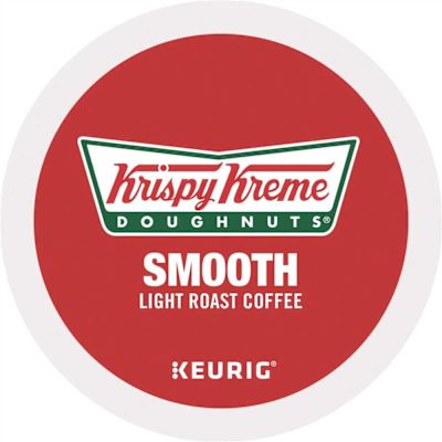 Krispy Kreme Doughnuts Smooth Coffee with Light Roast K-Cup Pack (24 per Box)