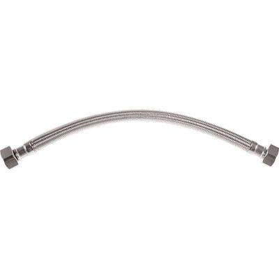 Durapro 1/2 in. FIP x 1/2 in. FIP x 20 in. Braided Stainless Steel Faucet Supply Line