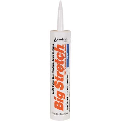 SASHCO Big Stretch 10.5 oz. White High Performance Interior Exterior Caulk