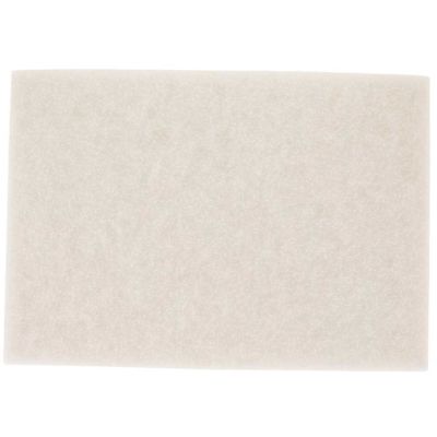 3M 20 in. x 14 in. White Super Polish Pad