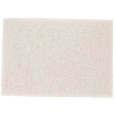 3M 28 in. x 14 in. Super White Polish Pad