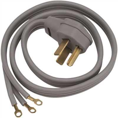 GE Dryer Plugs and Cords for Universal for most free-standing electric dryers with a 3-prong receptacle