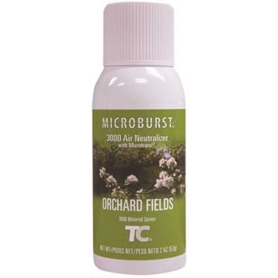 Rubbermaid Commercial Products Microburst 3000 Orchard Fields Odor Neutralizer Aerosol Dispenser Refill