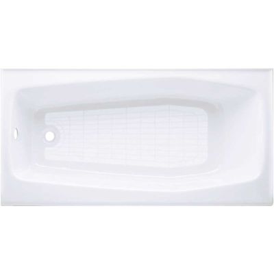 KOHLER Villager 60 in. x 30.25 in. Soaking Bathtub with Left-Hand Drain in White