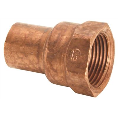 Mueller Streamline 1/2 in. Copper FTG x FPT Female Adapter