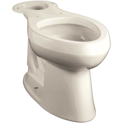KOHLER Highline 12 in. Rough In Elongated Chair Height Toilet Bowl Only in White, Seat Not Included