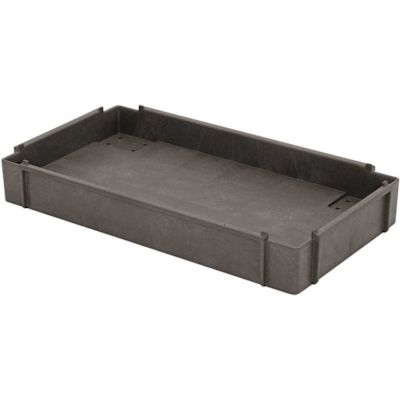 Quantum Storage Systems 200 lbs. 34-1/4 in. x 17-1/2 in. x 32-1/2 in. Plastic Utility Cart Shelf