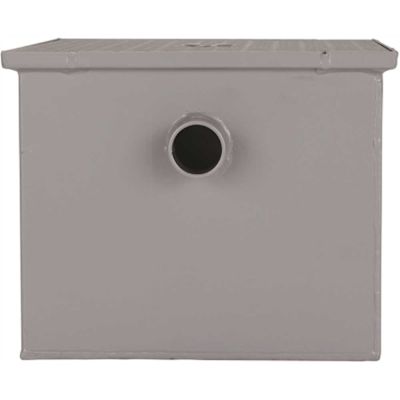 Zurn GT2700 2 in. No-Hub Grease Trap with Flow Control, 15 GPM