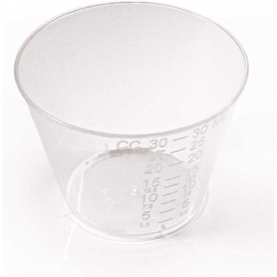 Dynarex 1 oz. Plastic Graduated Medicine Cups (5,000-Case)