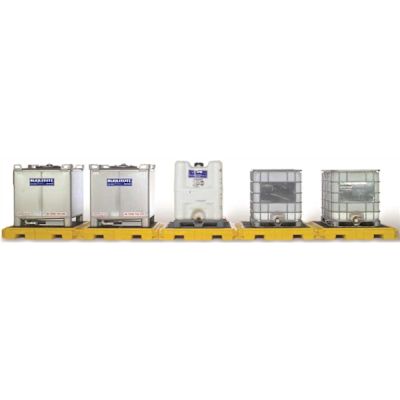 ULTRATECH INTERNATIONAL IBC SPILL PALLET 5TANK INDOR