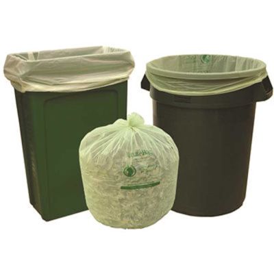 Natur-Bag 33 Gal. 33 In. X 40 In. 0.8 mL Trash Bags Slim Liner 10 Rolls Of 25 (200-Case)