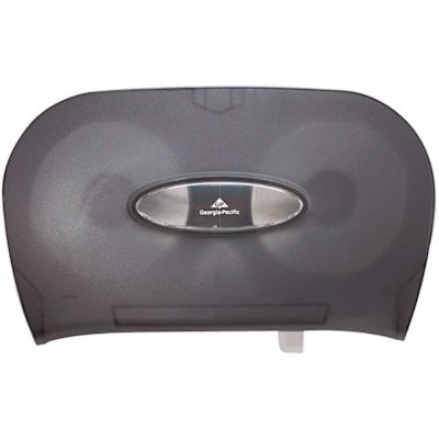 Georgia-Pacific Jumbo Smoke Micro-Twin Toilet Tissue Dispenser (2-Roll)