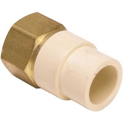 Proplus 1/2 in. CPVC Socket x 1/2 in. FIP, Lead Free CPVC/Brass Transition Adapter