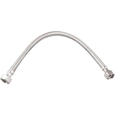 DuraPro 1/2 in. Compression x 1/2 in. FIP x 12 in. Braided Stainless Steel Faucet Supply Line