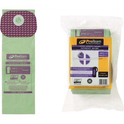 ProTeam 10 Qt. Intercept Micro Filter Bag for The Everest Back Pack Vacuum (10-Pack)