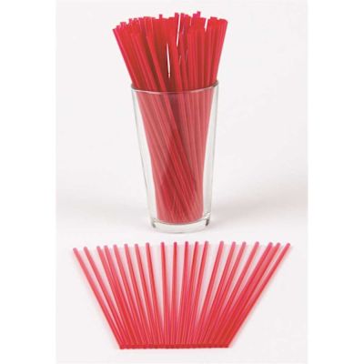 Cell-O-Core 8 in. Red Stirrer Straw (5000 per Case)