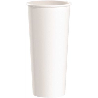 SOLO 24 oz. Poly Paper Hot Cup, White (500 per Case)