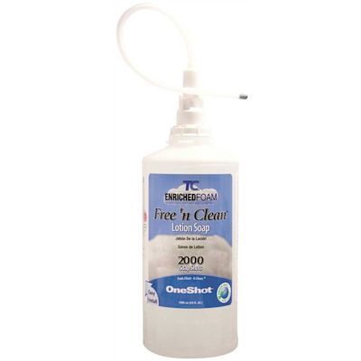 Rubbermaid Rubbermaid Commercial Products One Shot Foam 1600 mL Fragrance-Free Dye Free Enriched E1 Hand Soap Refill