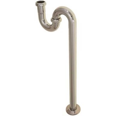 Premier 1-1/4 in. Brass S-Trap, 22-Gauge Chrome