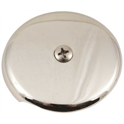 ProPlus Single Hole Bathtub Faceplate 1/2 in. in Brushed Nickel