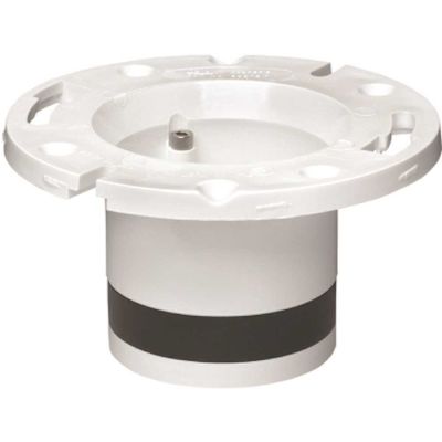 Oatey 4 in. PVC Open Toilet Flange Replacement