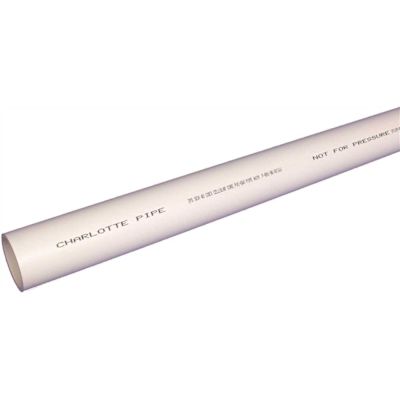 Charlotte Pipe 6 in. x 10 ft. PVC DWV Schedule 40 Foam Core Pipe