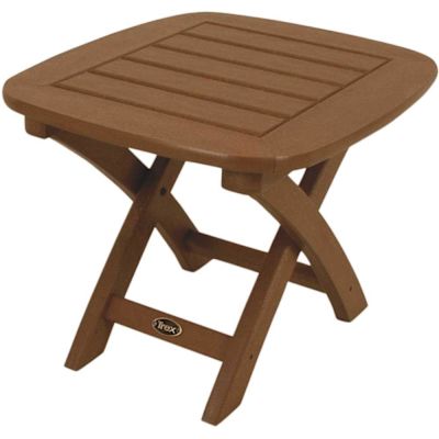 Trex Outdoor Furniture Yacht Club 21 in. x 18 in. Tree House Patio Side Table