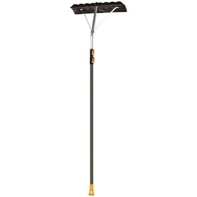 True Temper 86 in. Aluminum Handle 17 ft. Telescoping Roof Rake