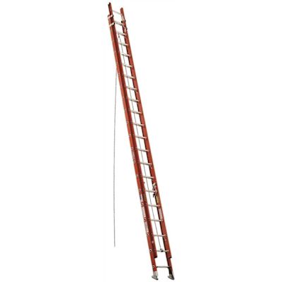 Werner 40 ft. Fiberglass Extension Ladder (37 ft. Reach Height) with 300 lb. Load Capacity Type IA Duty Rating
