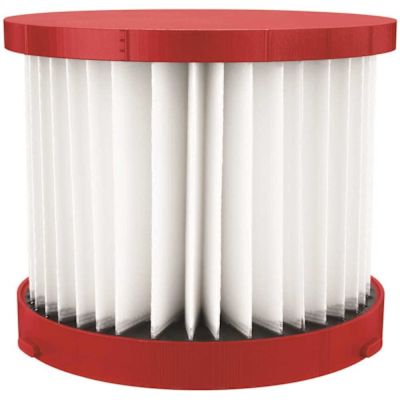 Milwaukee M18/M12 HEPA Wet/Dry Vacuum Filter for Milwaukee Models 0880-20, 0970-20, & 0960-20 Vacuums (1-Pack)