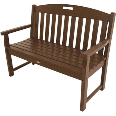 Trex Outdoor Furniture Yacht Club 48 in. Plastic Outdoor Bench