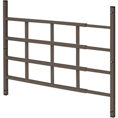 Segal 32-1/2 in. to 54 in. W x 16 in. H, Carbon Steel Fixed 4-Bar Window Guard, Black
