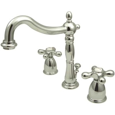 Kingston Brass Victorian 8 in. Widespread 2-Handle Bathroom Faucet in Polished Chrome