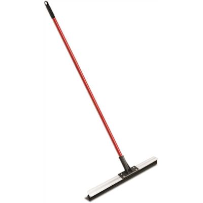 Libman 24 in. High Power Flex Foam Blade Floor Squeegee with 60 in. Steel Handle